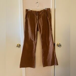 Ag Adriano Goldschmied Men’s Camel Brown Corduory Trousers Size 29R